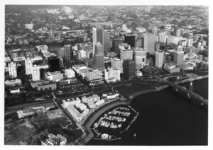 portland downtown view portland downtown view